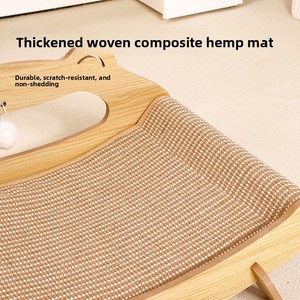 Cama para Gatos <span class=keywords><strong>de</strong></span> Sisal, Tipo Cueva, Cómoda, Antideslizante, Grande, Multifuncional, Universal, en Forma <span class=keywords><strong>de</strong></span> Rana, Sofá Reclinable, Desmontable - Product Image 3