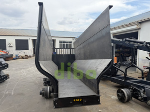 Remorque forestière DIBO CE 14 tonnes pour le transport de grumes, avec côtés à lattes et grue à bois de 7,8 m - Product Image 6