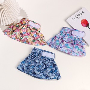 Culottes menstruelles personnalisées pour animaux de compagnie, lavables, anti-harcelement, sécurisées, couches, culottes menstruelles, sous-vêtements pour chiennes. - Product Image 3