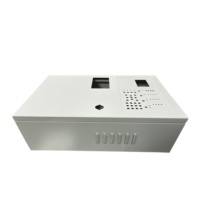 Boîtier de châssis en tôle pour amplificateur de puissance personnalisé, découpe laser, pliage, soudage, usinage CNC, certifié ISO9001, OEM/ODM