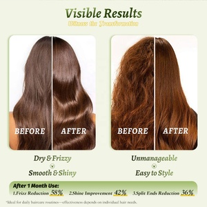 Huile capillaire réparatrice anti-chaleur végane biologique pressée à froid à l'huile d'argan et au romarin 100 % naturelle, marque privée, qui rehausse la brillance - Product Image 6