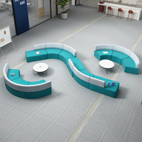 SF-26 Modernes Kommerzielles Bürosofa-Set mit Stoffbezug Anpassbare Farbe & Design