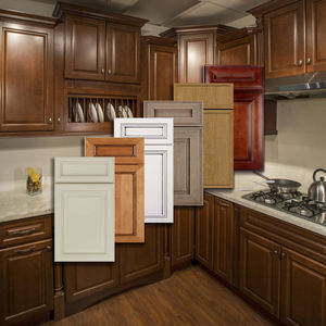 Directo de fábrica estándar de EE. UU., muebles de diseño personalizado, juegos de gabinetes de cocina de madera maciza modernos de gama alta de lujo hechos en Vietnam - Product Image 3