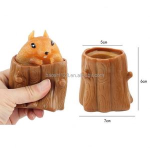 ของเล่นบีบซิลิโคนรูปชีส กบ หนู แก้วน้ำ ของเล่นบีบคลายเครียด นักบินอวกาศ แครอท กระต่าย กระรอก ของเล่นบรรเทาความเครียด ของเล่นลดความวิตกกังวล - Product Image 2