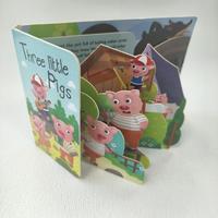 Livre éducatif magique de forme spéciale découpée à l'emporte-pièce pour enfants