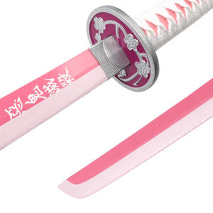 Épées en bois pour Cosplay, <span class=keywords><strong>Katana</strong></span>, tueur de démons, Kochou, Kanae, offre spéciale, livraison gratuite - Product Image 3