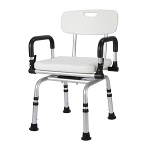 Silla de ducha con función giratoria, alta capacidad de carga, para personas mayores y mujeres embarazadas, diseño antideslizante - Product Image 5