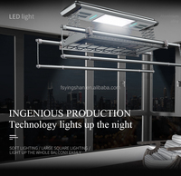 Séchoir à linge électrique électronique de haute qualité en aluminium avec télécommande pour usage intérieur et extérieur, idéal pour balcon