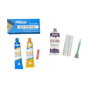 Fonsin 100g màu trắng và màu xám hai thành phần kim loại sửa chữa dán <span class=keywords><strong>Epoxy</strong></span> AB keo - Product Image 2