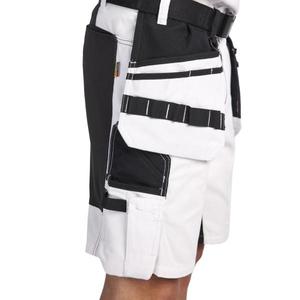 BLAKLADER - 191110001099D104 Painter <b>shorts</b> with <b>stretch</b> X1900 White/Black - EAN 7330509827727 <b>WORK</b> TROUSERS <b>WORK</b> <b>SHORTS</b> - Product Image 4
