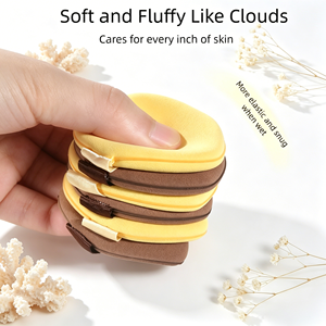 Lot de 7 éponges de maquillage en PU double face, douces et lisses, à coussin d'air, extensibles à l'eau, pour usage <span class=keywords><strong>sec</strong></span> et humide, non absorbantes de poudre, pour poudre libre - Product Image 2