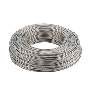Fil électronique gris clair 3x 0.2mm ² FEP 180 °C <span class=keywords><strong>gaine</strong></span> tressée en cuivre résistant à la température 180 °C câblage d'équipement électronique - Product Image 1
