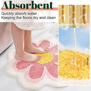 Tapis de forme personnalisé, moelleux, lavable en <span class=keywords><strong>machine</strong></span>, absorbant, tissé, tapis de sol épais, décoration de chambre à coucher, tapis de porte - Product Image 4