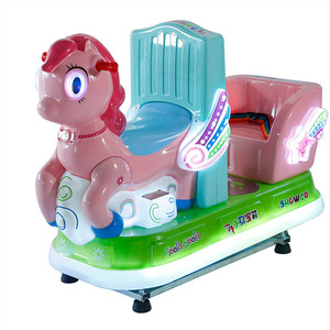 LYER2355 due posti meccanico corsa di cavalli, sedili doppi acquistare gettoni cavallo, 2 sedili meccanico pony giro a magazzino - Product Image 2