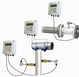 Ultrasonic flow <span class=keywords><strong>meter</strong></span> tubo externo braçadeira na parede inserção água medição integrada medidor de calor sônico - Product Image 1