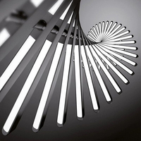 Tubes LED de luxe modernes, Lustre suspendu pour salon, bureau, maison, Lustre en arête de poisson, luminaire