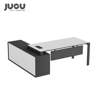 Bureau de direction en L le moins cher pour PDG, bureau informatique moderne avec tiroirs, mobilier de bureau en gros