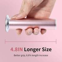 Lime à pied électrique rechargeable rose en gros dissolvant de callosités avec polisseuse à pied électrique en papier de verre remplaçable