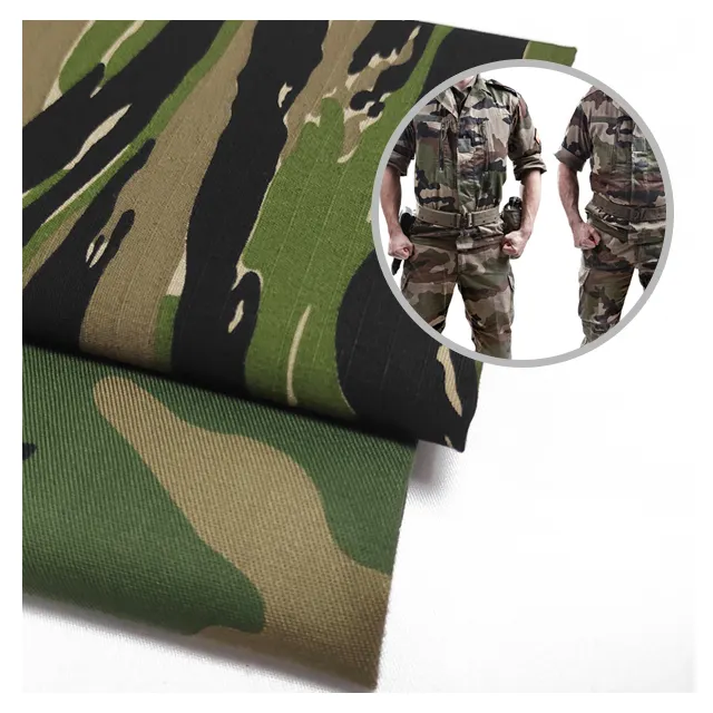 customized printed army military desert polyester camouflage fabric military uniform
