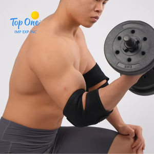 Cinturón de soporte de codo suave de neopreno ortopédico profesional Top One para protección de entrenamiento deportivo de levantamiento de pesas y rodilleras - Product Image 3