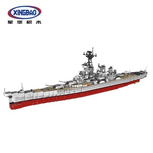 Uss Missouri Battleship Model <b>Building</b> <b>Block</b> Toy 800 Pieces For Teenagers Age 7 14 Years Old With Diy Feature - Product Image 1