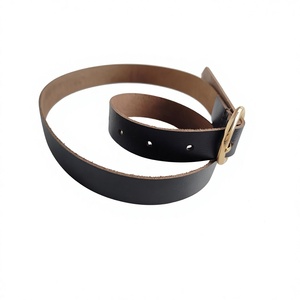 BS INTERNATIONAL Nouvelle Arrivée Ceinture Carrée de Luxe en Cuir de Vachette Véritable pour Femme avec Boucle Ardillon en Acier, Taille Personnalisée - Product Image 2