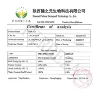 Poudre de peptide de cuivre GHK-Cu de haute pureté 99% HPLC CAS 49557-75-7, peptide de cuivre bleu