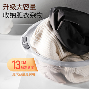 Plastic Washbasin Round Durable Large Size For Bathroom Kitchen Student Use - Product Image 3