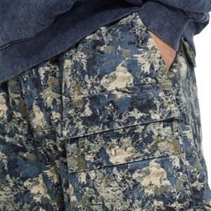 Pantalon de travail camouflage décontracté à taille élastique et coupe large, personnalisable avec logo, prix de gros - Product Image 6