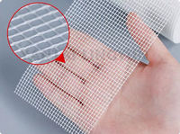 Ruban adhésif en maille de fibre de verre de 45 g/m² et 50 mm de large pour le remplissage des fissures et des joints de plaques de plâtre