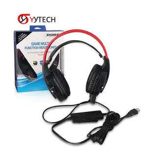 SYYTECH-Auriculares estéreo con control de volumen para PlayStation 4, PS4, PC, Xbox, accesorios de juego