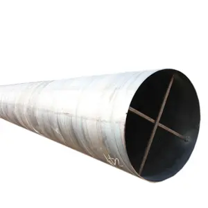 longitudinal submerged arc welded spiral carbon steel pipe pressure drain metal pipes roughness steel tube