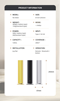 Diffuseur d'huiles essentielles sans eau en alliage d'aluminium, commande à distance via application Bluetooth, 120 ml, 200 m³, machine électrique de diffusion de parfum pour hall d'hôtel et maison