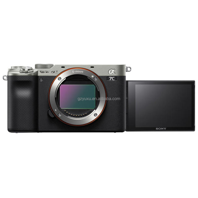 Used A7C Silver Full Frame Mirrorless Camera 24.2MP Exmor R CMOS 4K Video 5 Axis in Body Stabilization WiFi