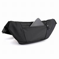 Custom Fashion Wasserdichte Nylon Umhängetasche Gürtel tasche Gürtel tasche Brust Cross Body Taillen tasche Sling Sports Running Gürtel tasche für Männer