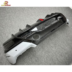 Parachoques Trasero de Fibra de Carbono Semiforjado Estilo Performante para Lamborghini Huracán LP580 LP610 2014-2018, Piezas de Carrocería - Product Image 4