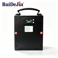 Batterie Li-ion avec affichage numérique du niveau de charge et chargeur pour robot UGV de patrouille