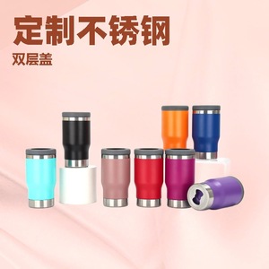 Insulated Stainless <b>Steel</b> Tumbler 14oz With <b>Bottle</b> Opener For Travel Outdoor Sports Car Use - Product Image 5
