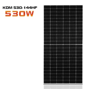 530w-550w Haute technologie 15 ans de garantie Panneaux solaires Construction de panneaux solaires