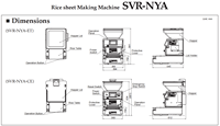 Utilisé Deuxième Main Sushi Machine Suzumo SVR-NYA Machine À Maki Sushi Rouleau Riz Tapis Feuille Faisant La Machine