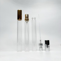 Offre Spéciale 30ml 35ml bouteille en verre de parfum 19x155mm 20x155mm tube en verre en forme de cigare avec pulvérisateur en aluminium supérieur à sertir