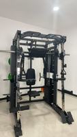 Station de musculation multifonctionnelle Smith Machine pour la maison, tout-en-un, pour entraînement de musculation en intérieur