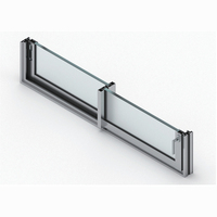 Ventana moderna personalizada a prueba de huracanes, puertas y ventanas de doble acristalamiento, la última ventana corrediza de aluminio duradera resistente a la intemperie