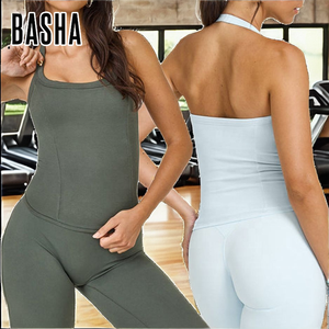 Débardeurs de sport respirants en nylon et élasthanne à séchage rapide, écologiques et de bonne qualité, pour la gym et le yoga – Vente en gros - Product Image 1