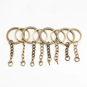 铁单环悬挂龙虾紧固件配件DIY手工材料金属古铜钥匙扣