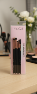 Set de Brochas de Maquillaje para Ojos Mix Girl, 4 Piezas, Pelo Sintético, Herramientas para Aplicar Sombra de Ojos - Product Image 2