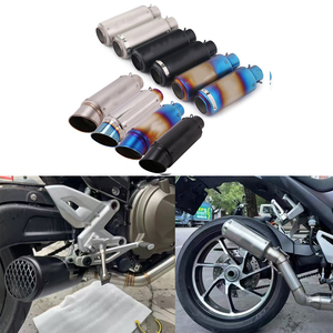 Tuyau d'échappement droit pour moto, pour Yamaha Suzuki, tuyau d'échappement canon à grand volume, accessoires universels - Product Image 3