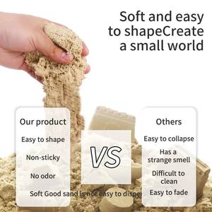 JITENG <span class=keywords><strong>Sable</strong></span> <span class=keywords><strong>Magique</strong></span> Écologique en Coton Coloré, Non Collant, Doux, pour Jouer - Product Image 4