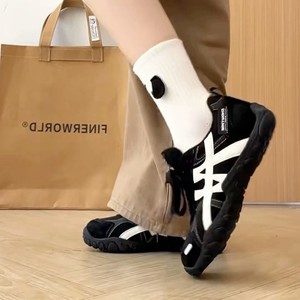 Nuevo Modelo Otoño 2026, Zapatillas Deportivas Casuales Transpirables, Versión de Cuero, Suela Gruesa, Multicolores, Agan De, para Mujer - Product Image 2