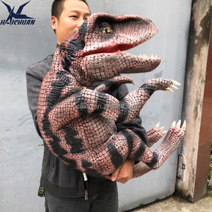 Thực tế dễ thương cao su nhỏ Trex bé khủng long cuộc sống như con rối khủng long cho trẻ em - Product Image 3